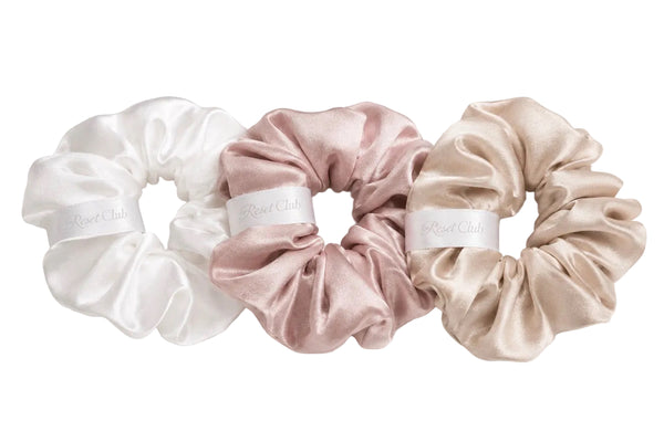 The Gelato Set — Silk Scrunchies (Pack of 3)